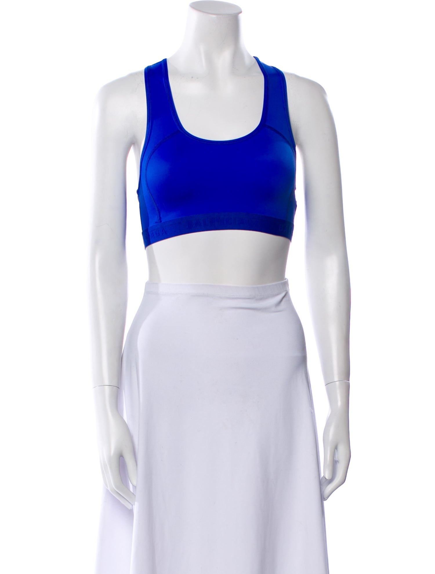 Balenciaga Activewear Scoop Neck Crop Top