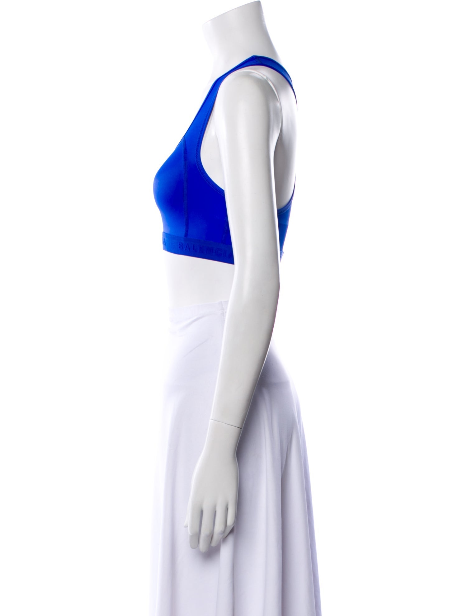 Balenciaga Activewear Scoop Neck Crop Top