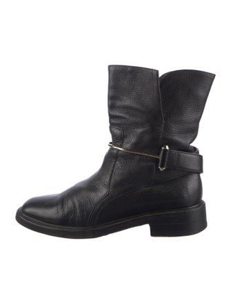Balenciaga Leather Moto Boots