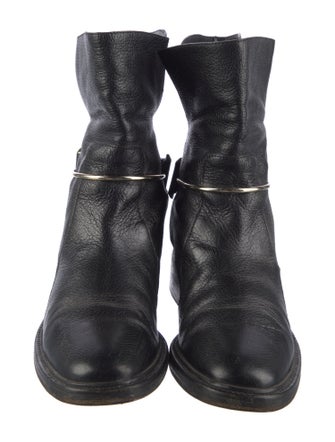 Balenciaga Leather Moto Boots