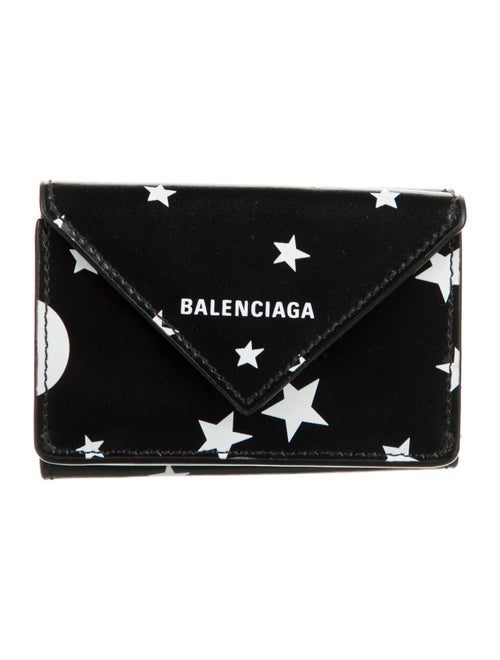 Balenciaga Leather Printed Wallet