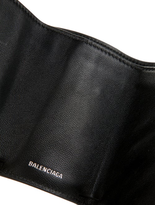 Balenciaga Leather Printed Wallet