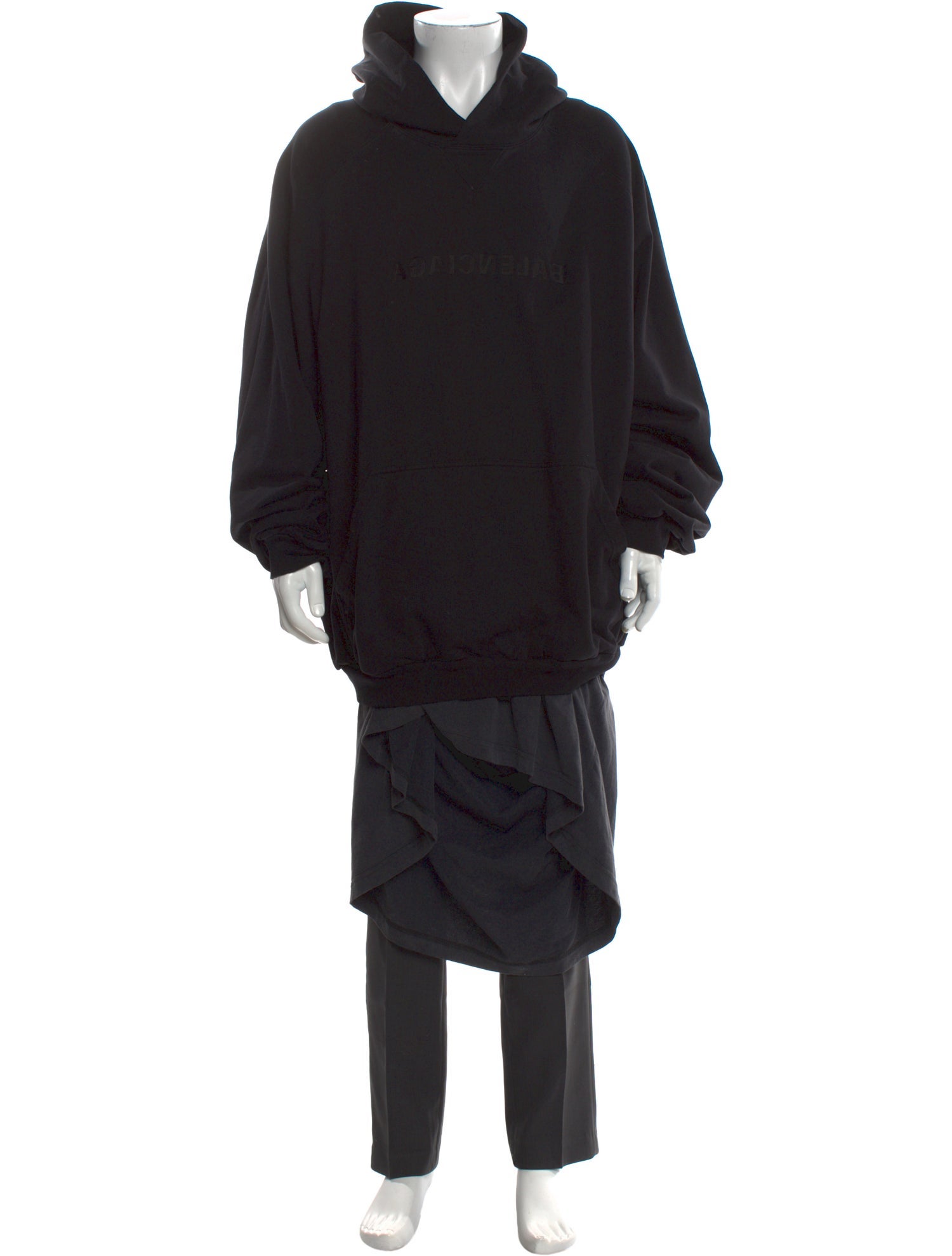 Balenciaga 2022 V-Neck Hoodie
