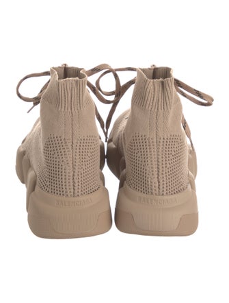 Balenciaga Speed Trainer 2.0 Lace Up Wedge Sneakers