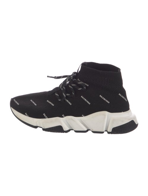 Balenciaga Speed Trainer Lace Up 'All Over' Sock Sneakers