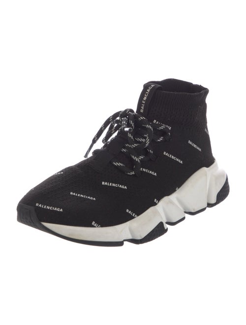 Balenciaga Speed Trainer Lace Up 'All Over' Sock Sneakers