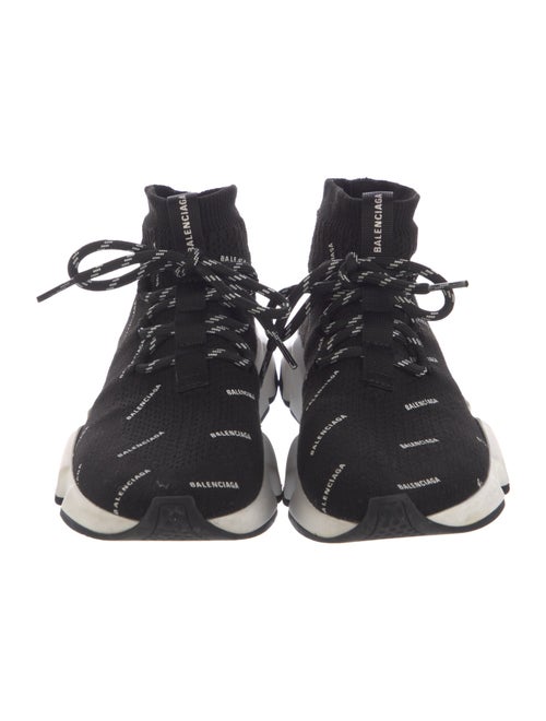 Balenciaga Speed Trainer Lace Up 'All Over' Sock Sneakers