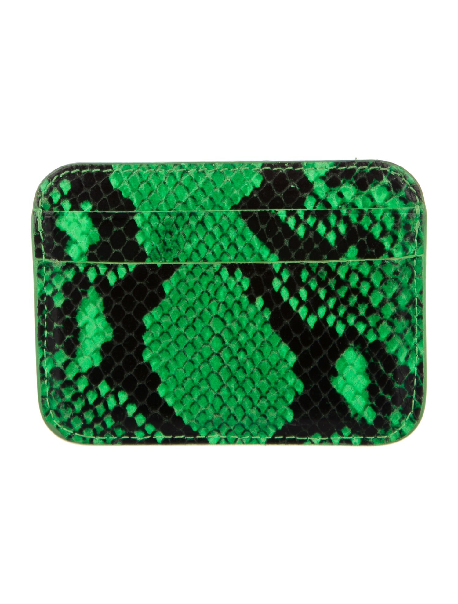 Balenciaga Python Animal Print Coin Pouch