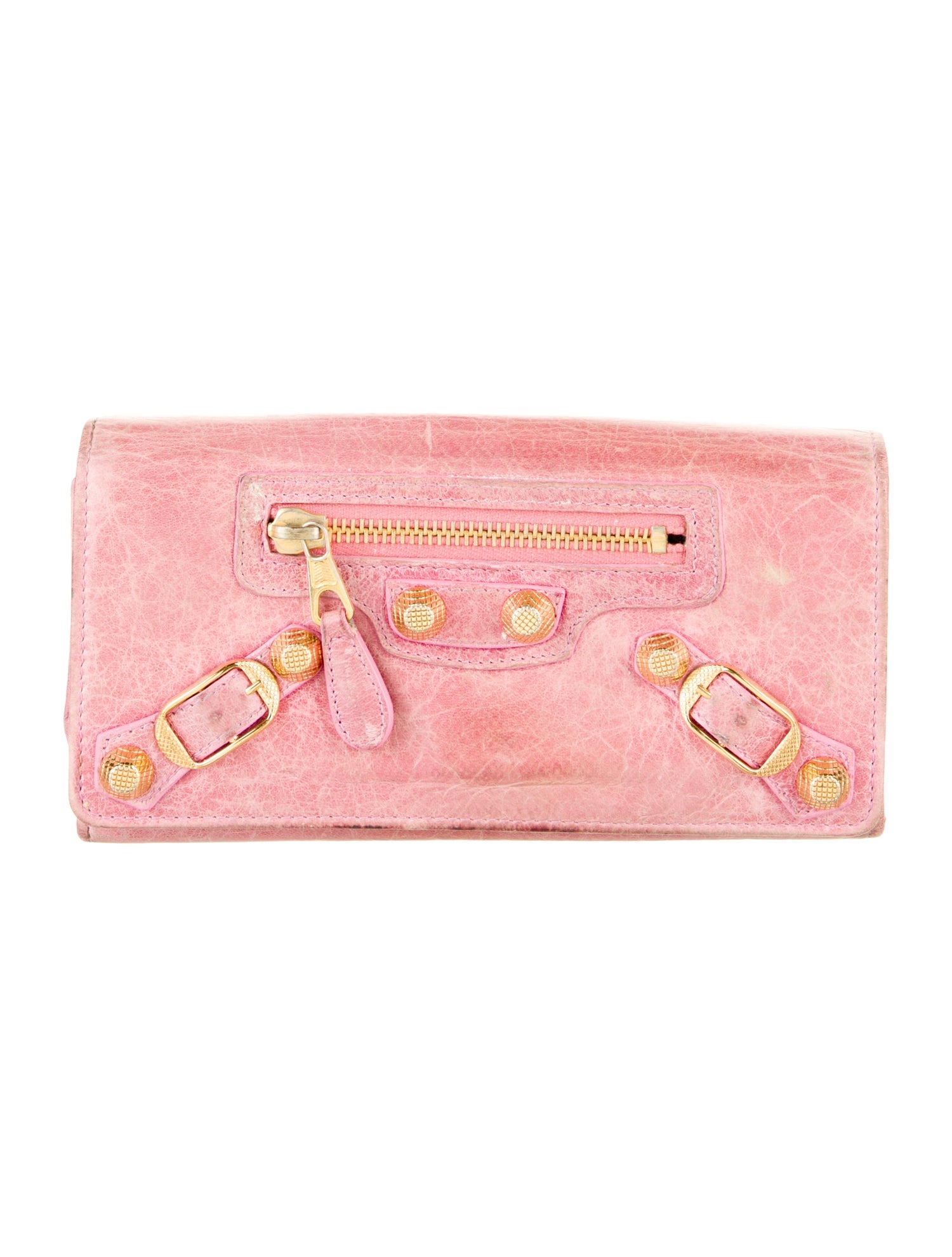 Balenciaga Motorcross Giant 12 Money Wallet Continental Leather Continental Wallet