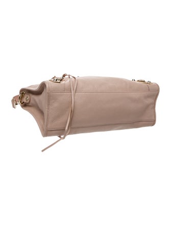 Balenciaga Leather Motocross City Metallic Edge