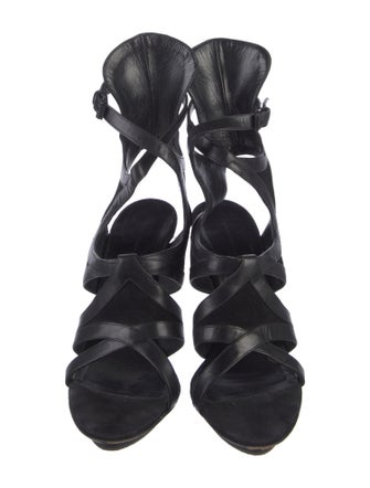 Balenciaga Leather Gladiator Sandals