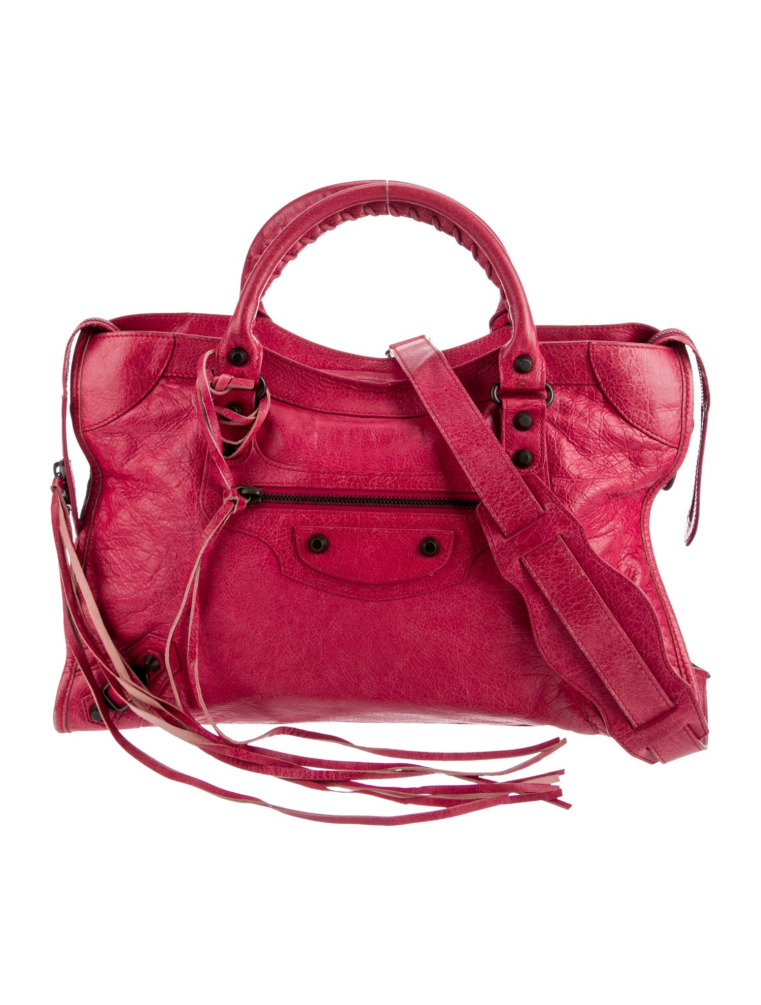 Balenciaga Leather Motocross Classic City