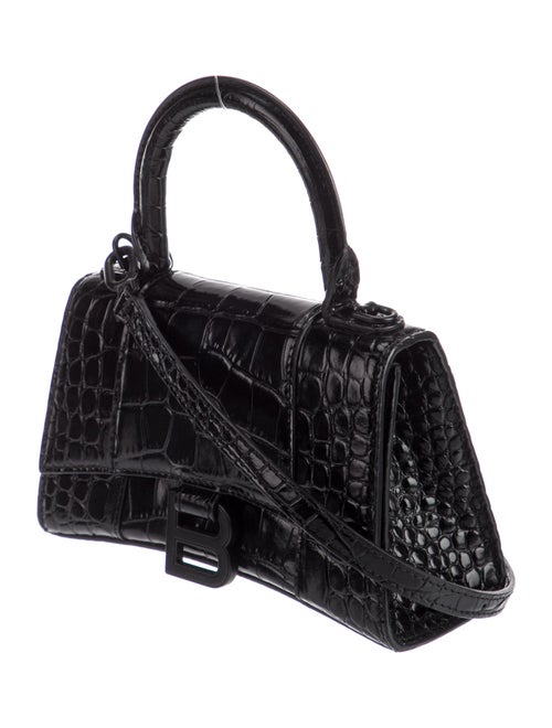 Balenciaga Embossed Leather Hourglass XS