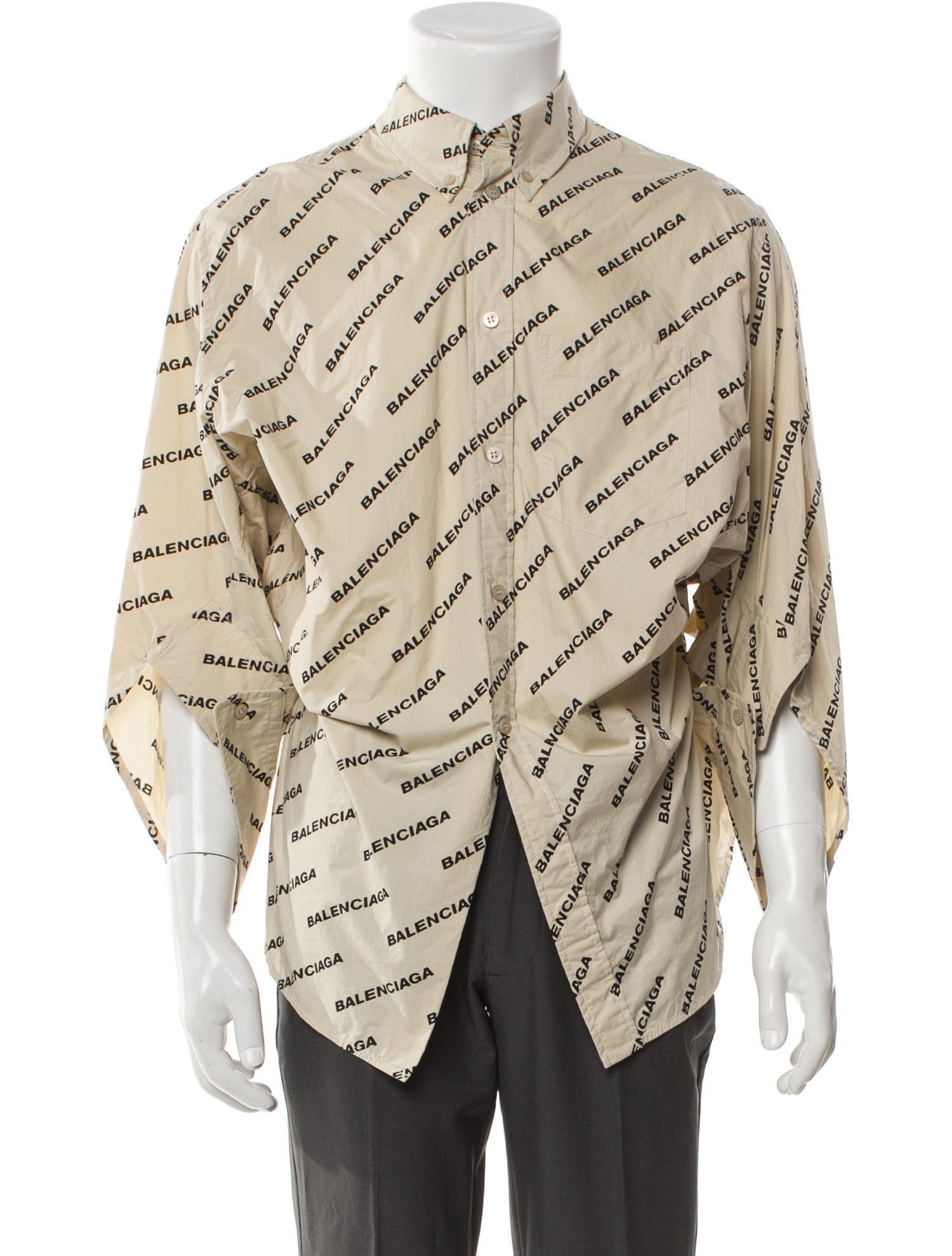 Balenciaga 2021 Printed Shirt