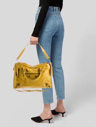 Balenciaga Leather Motocross Classic City