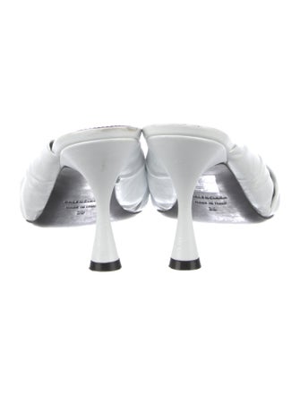 Balenciaga Leather Slides