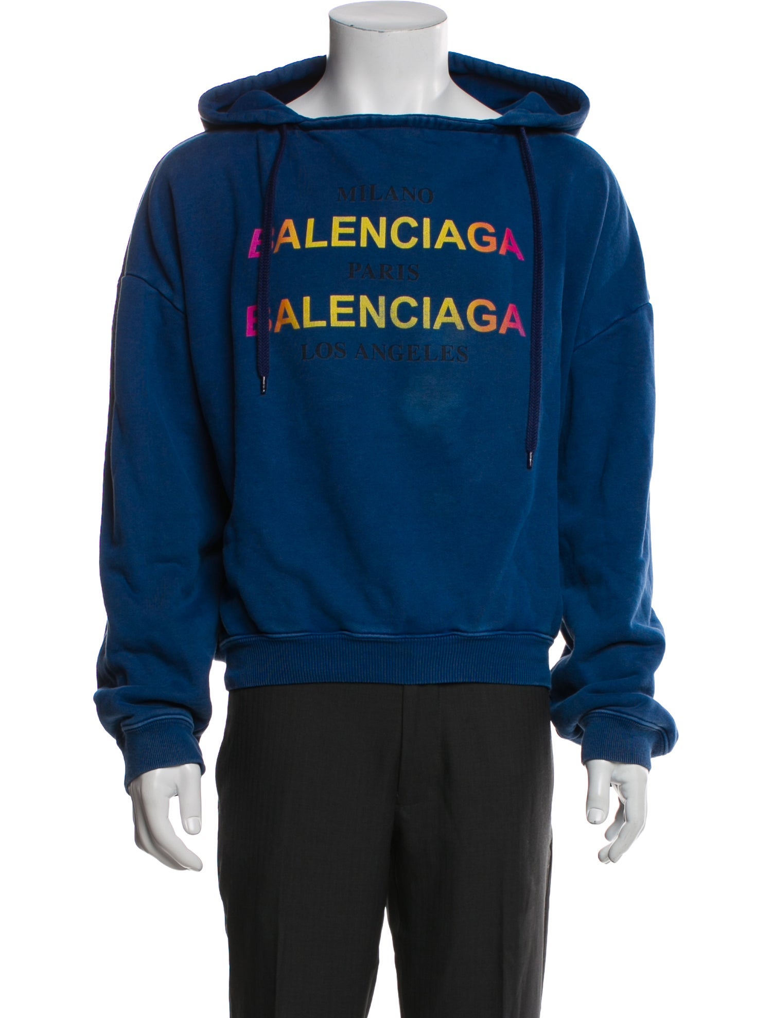 Balenciaga 2017 Graphic Print Hoodie