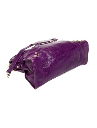 Balenciaga Leather Motocross City Giant Medium