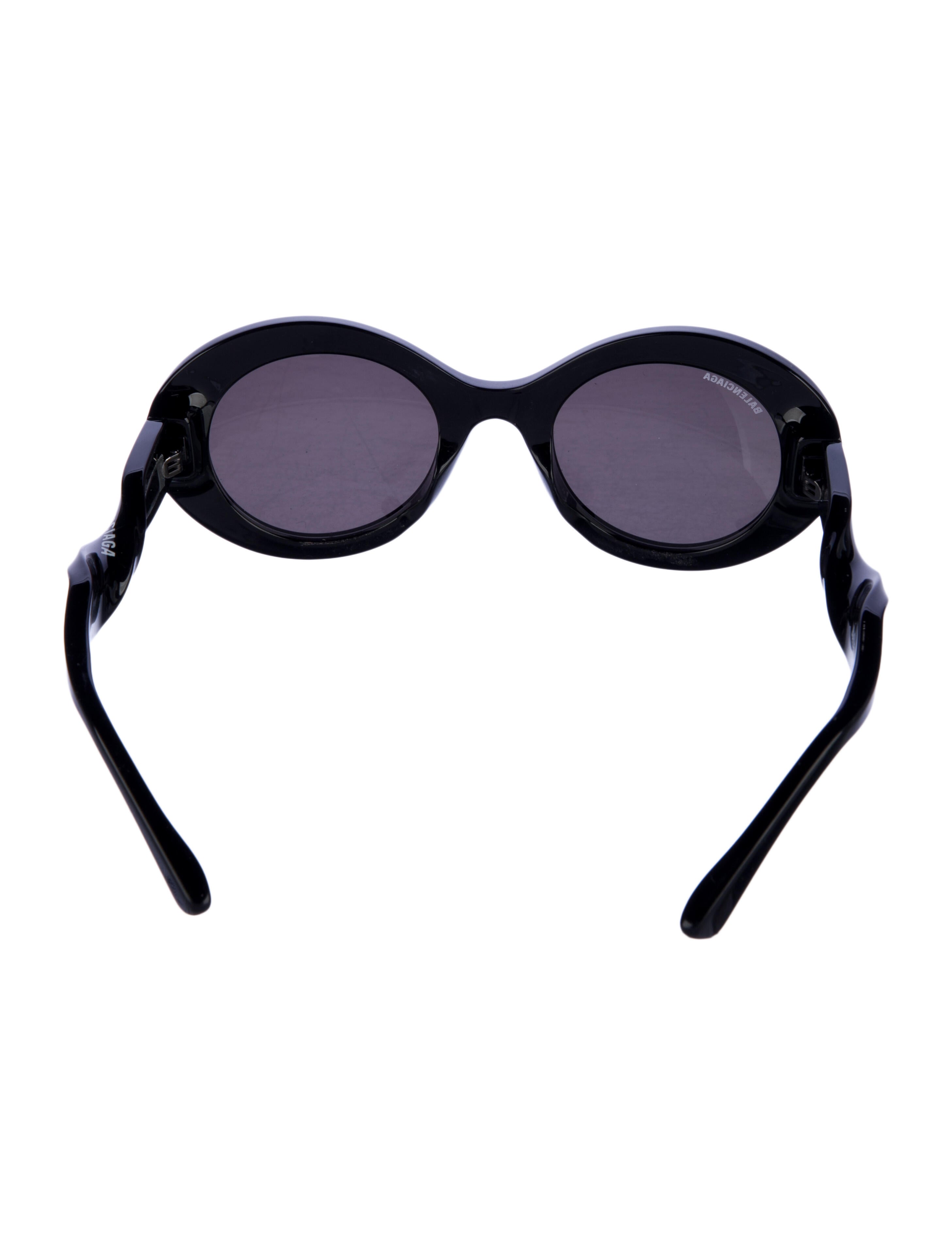 Balenciaga Signature Logo Oversize Sunglasses