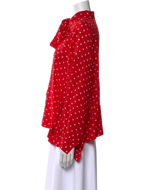 Balenciaga 2019 Silk Button-Up Top