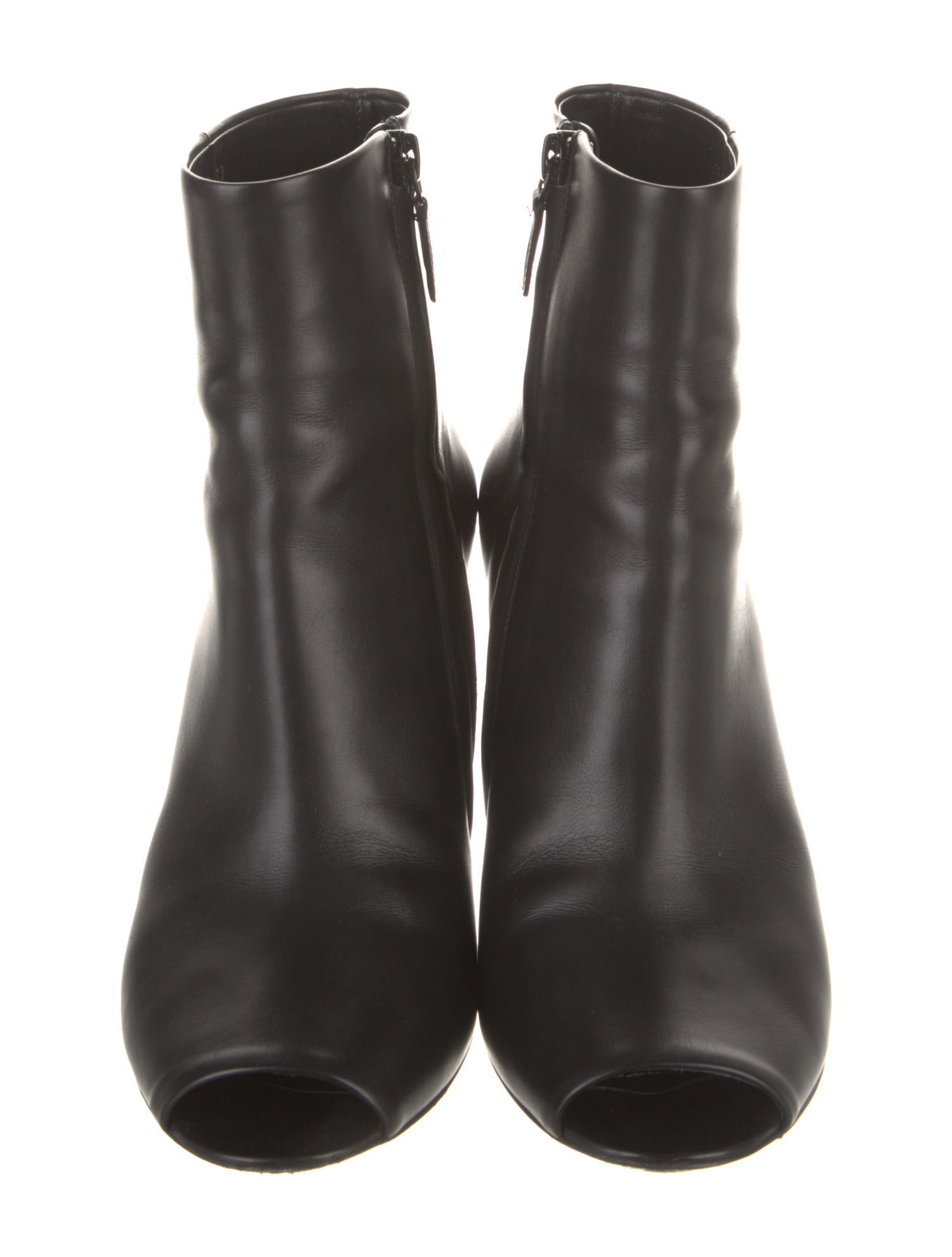 Balenciaga Leather Colorblock Pattern Boots