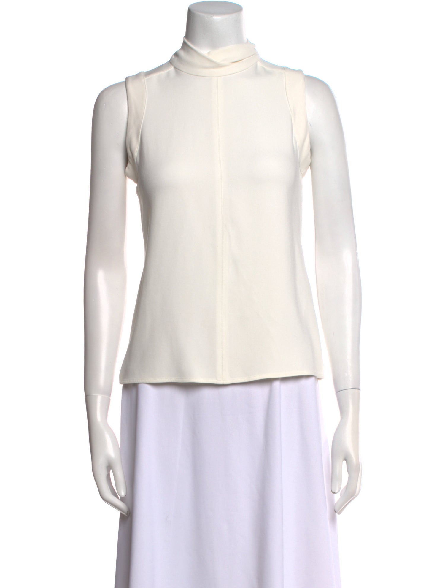 Balenciaga 2010 Mock Neck Top