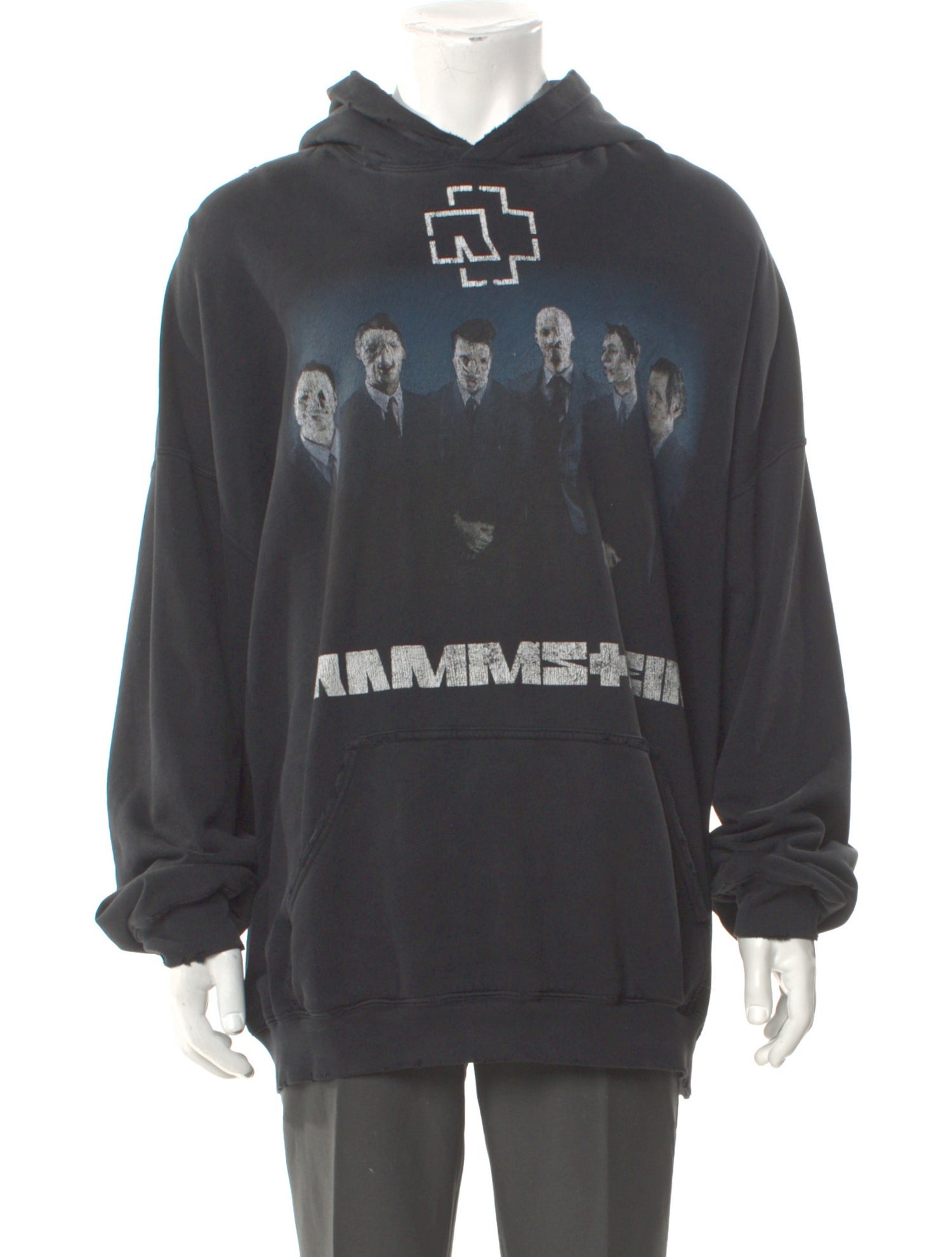 Balenciaga 2021 Graphic Print Hoodie