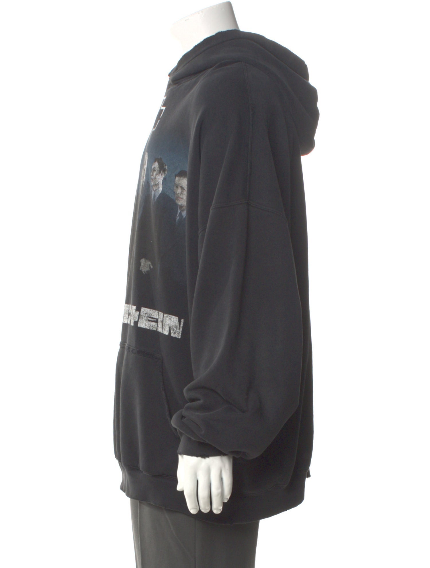 Balenciaga 2021 Graphic Print Hoodie