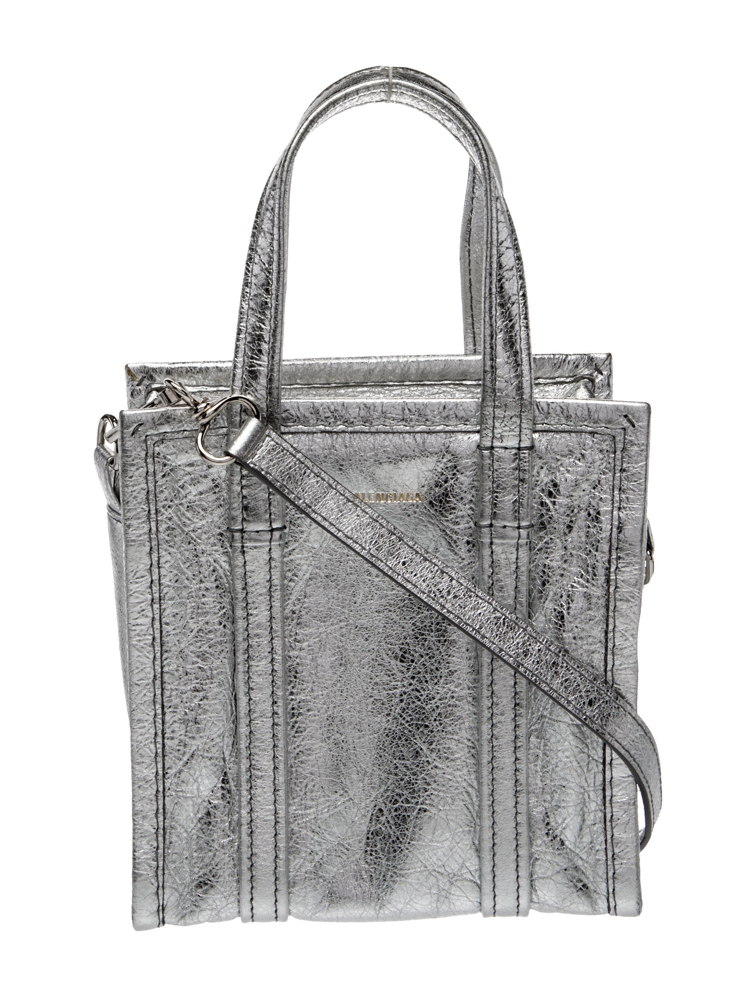 Balenciaga Leather Bucket Bag