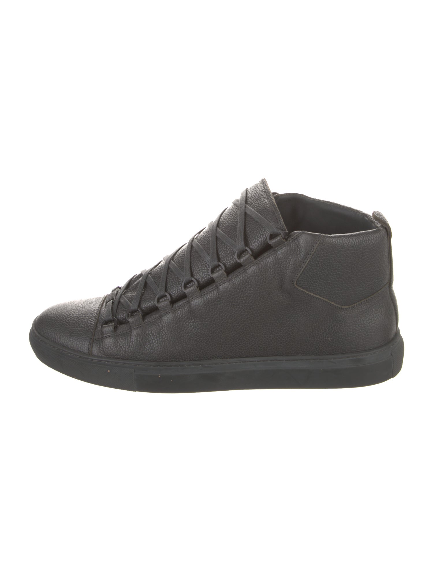 Balenciaga Leather Lace-Up Boots