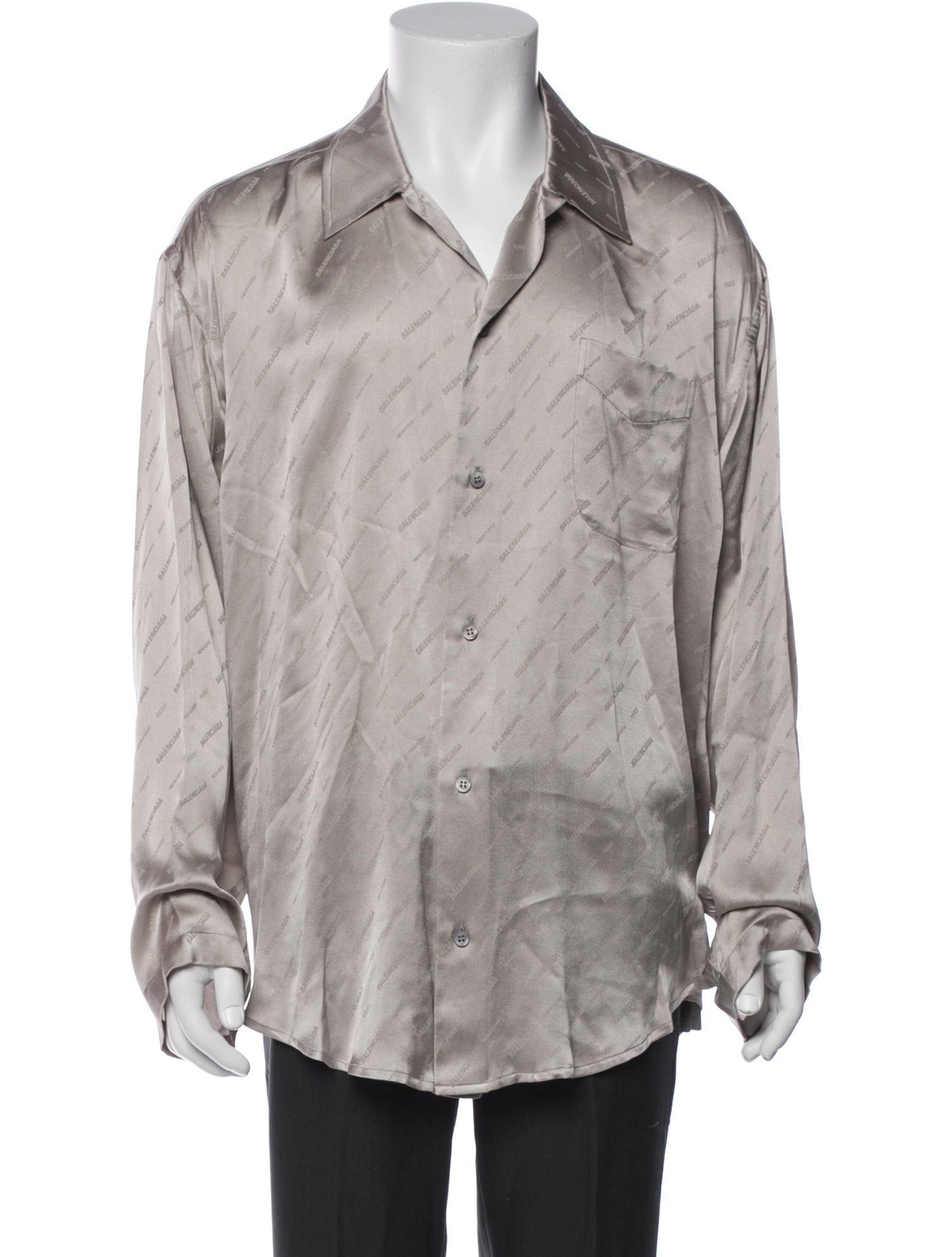 Balenciaga 2022 Signature Logo Pajama Top