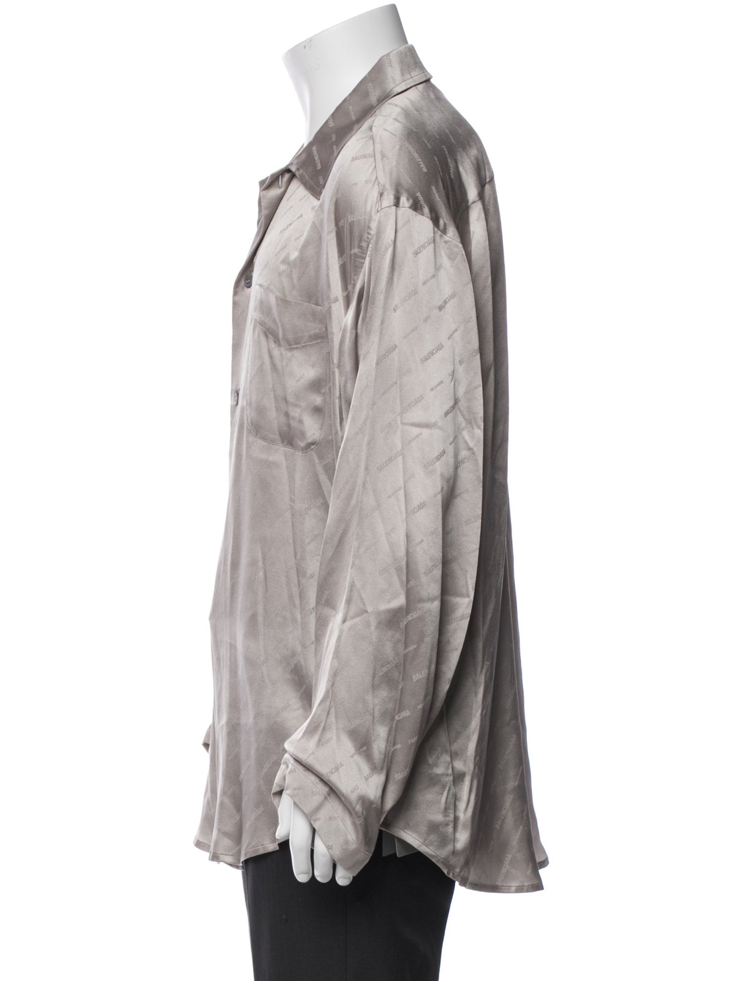 Balenciaga 2022 Signature Logo Pajama Top