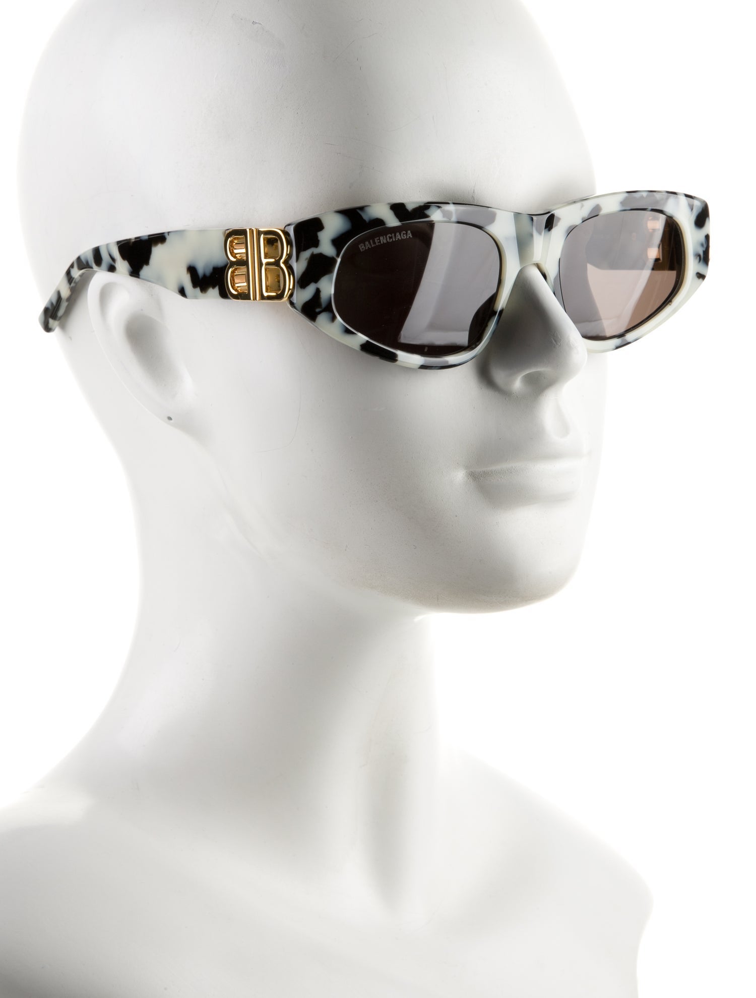 Balenciaga Square Tinted Sunglasses