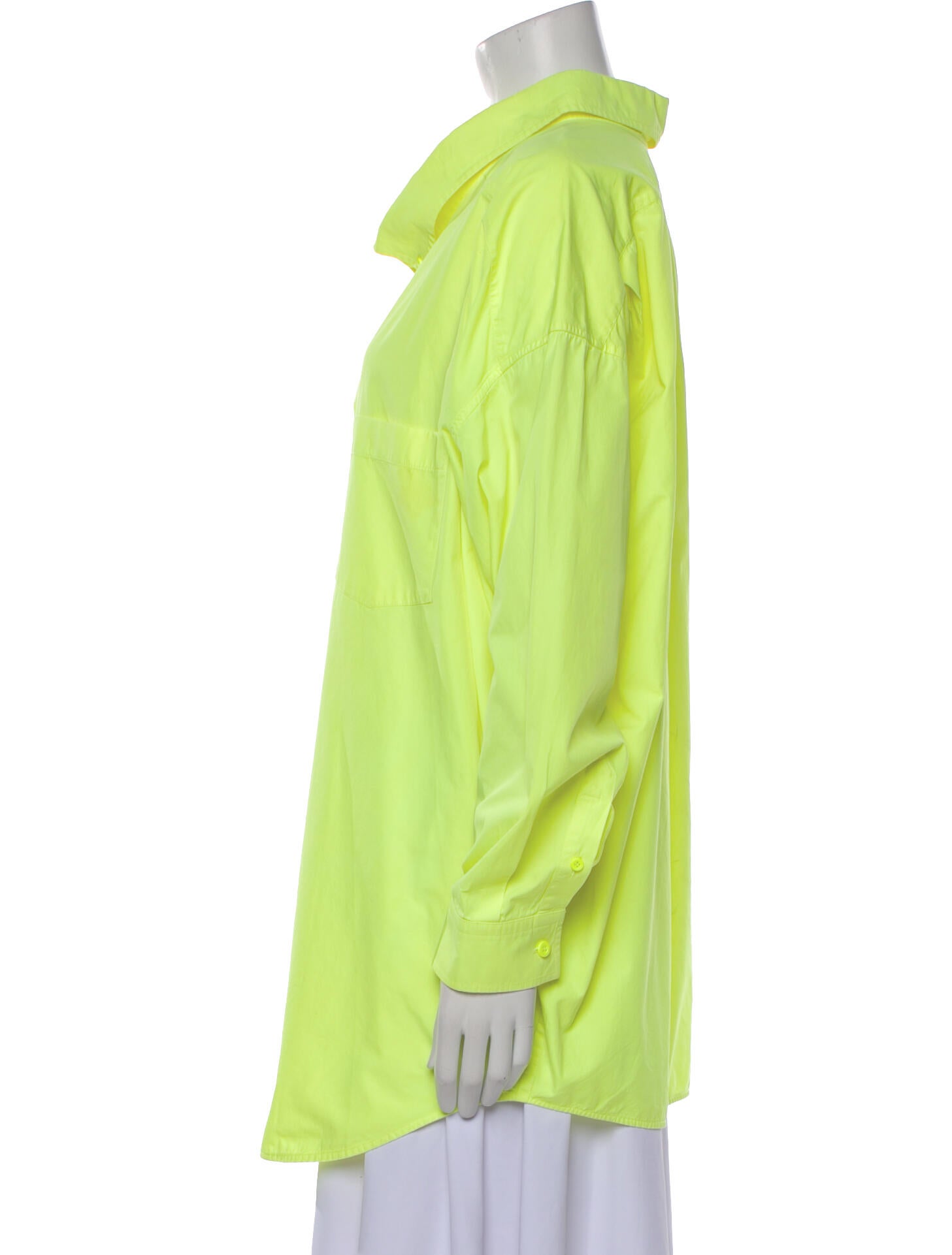 Balenciaga 2020 Long Sleeve Button-Up Top