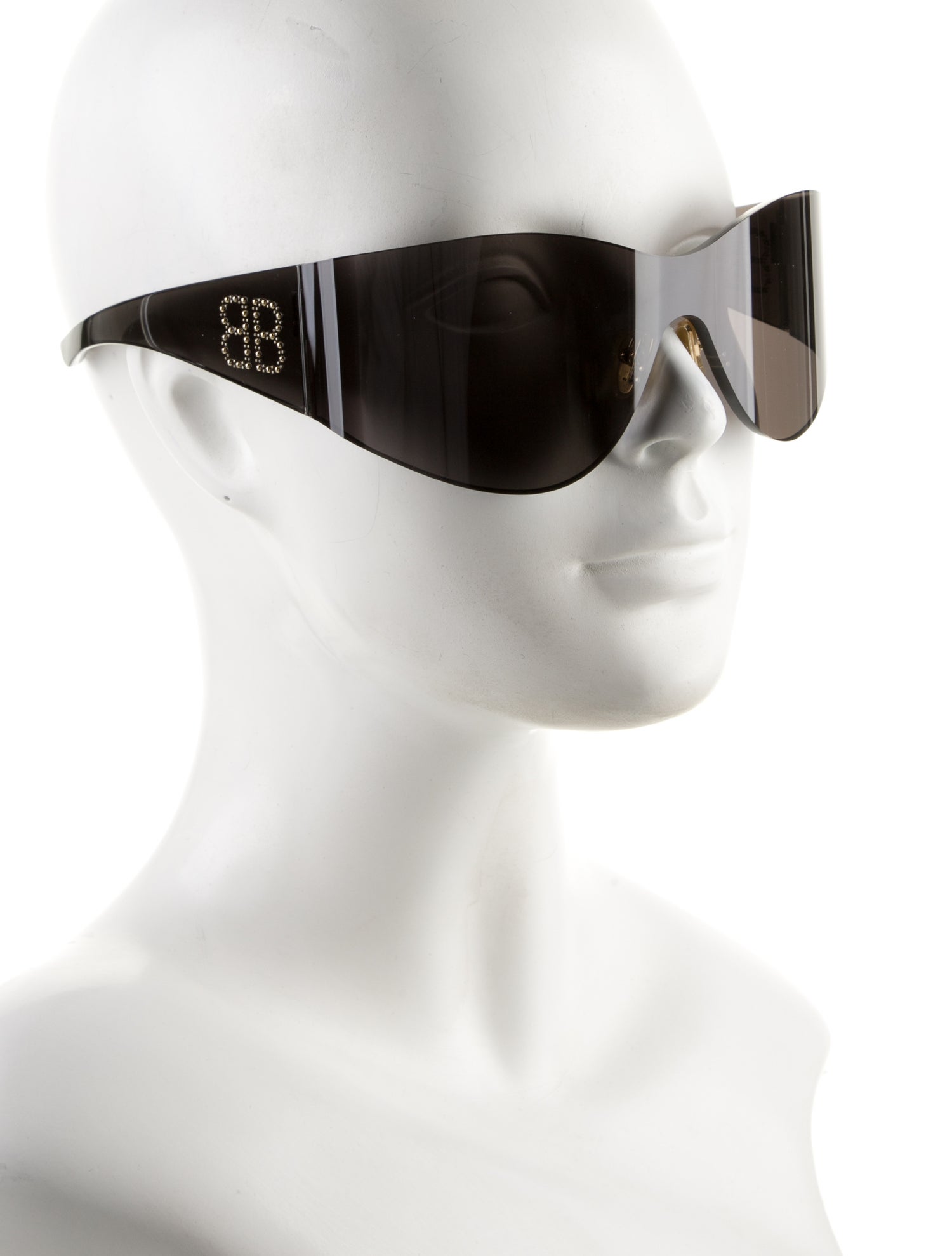 Balenciaga Shield Tinted Sunglasses
