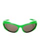 Balenciaga Shield Tinted Sunglasses