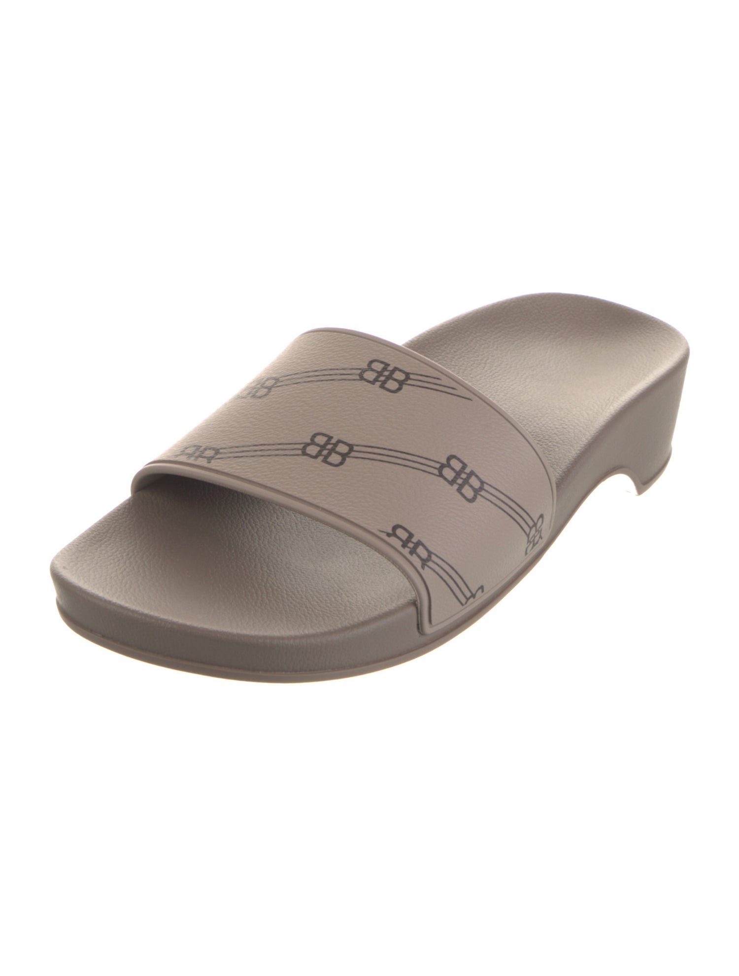 Balenciaga Rubber Printed Slides w/ Tags