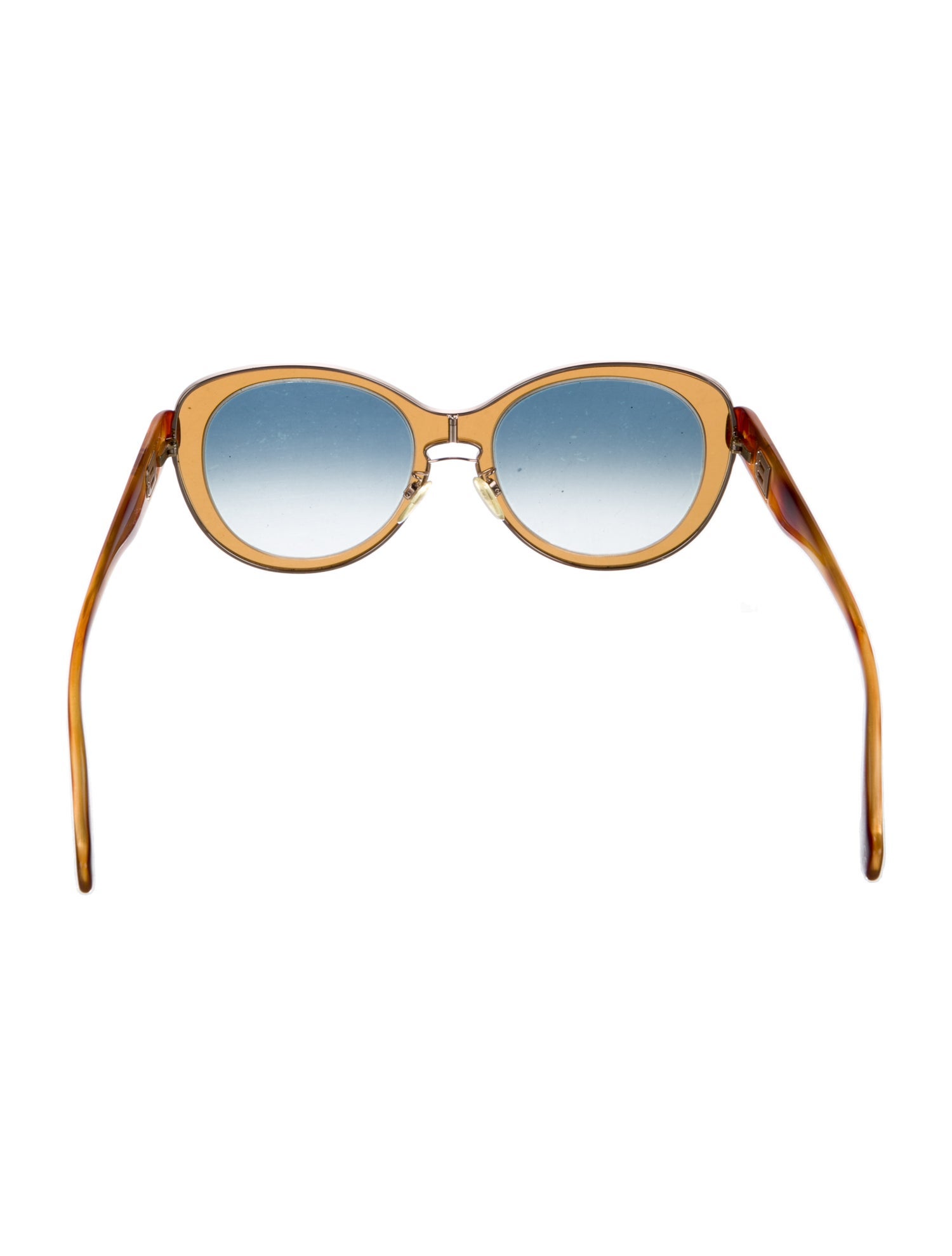 Balenciaga Round Gradient Sunglasses