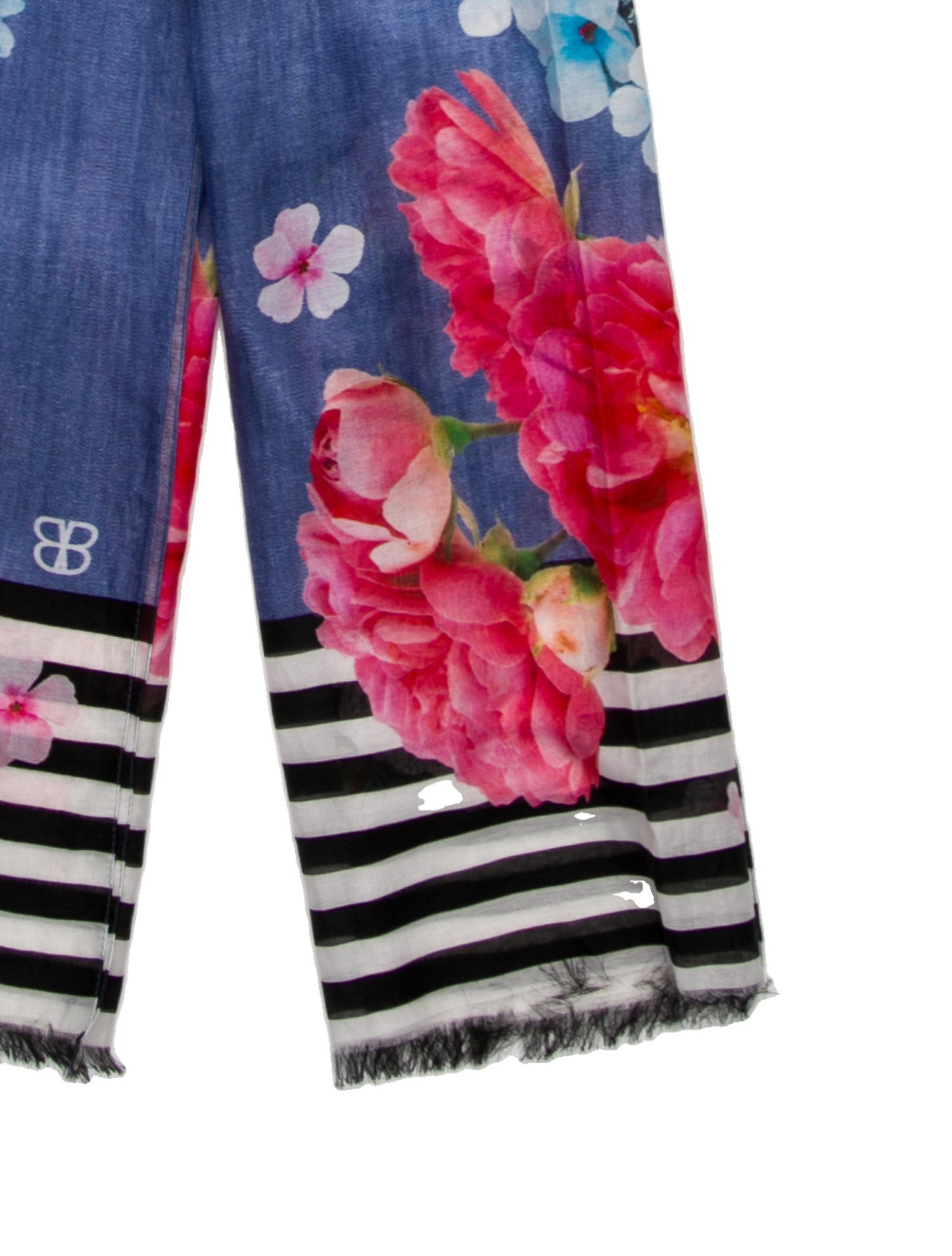 Balenciaga Le Paradis du Roy Floral Print Scarf