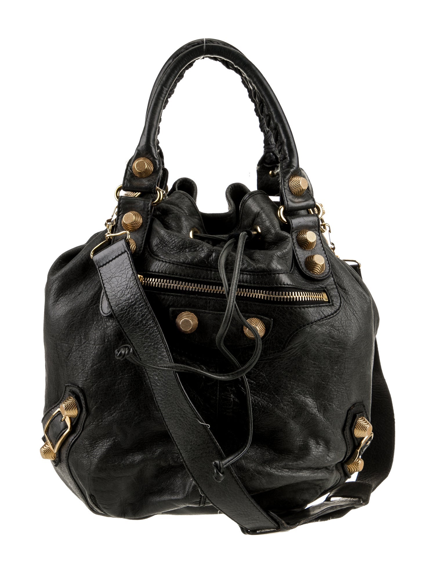 Balenciaga Leather Pompon