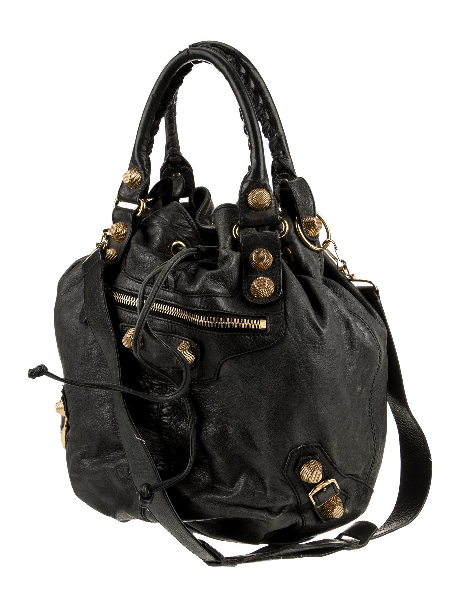 Balenciaga Leather Pompon