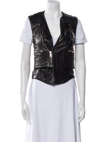 Balenciaga Jackets 2010 Leather Vest Us4, Fr36 | S
