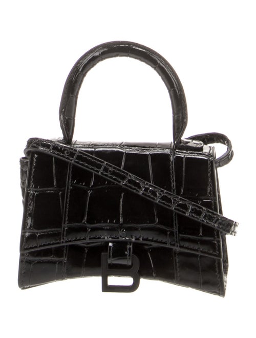 Balenciaga Embossed Leather Top Handle Bag
