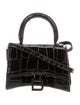 Balenciaga Embossed Leather Top Handle Bag