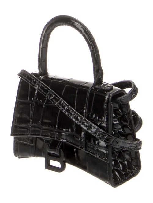 Balenciaga Embossed Leather Top Handle Bag
