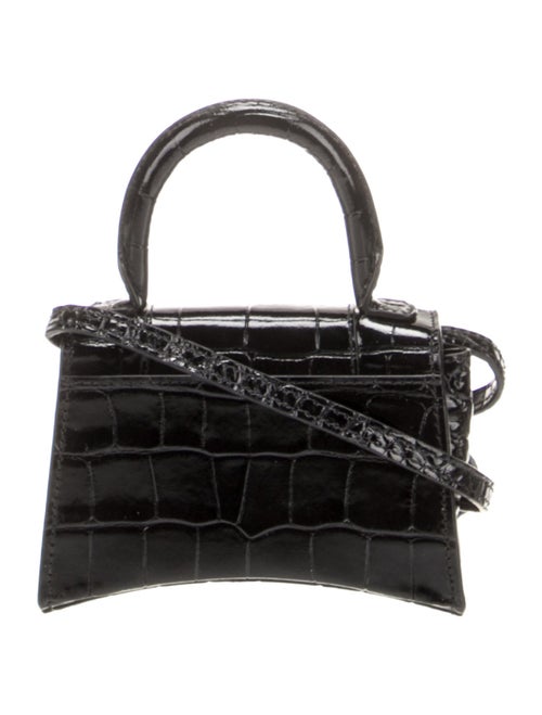 Balenciaga Embossed Leather Top Handle Bag