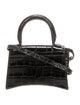 Balenciaga Embossed Leather Top Handle Bag