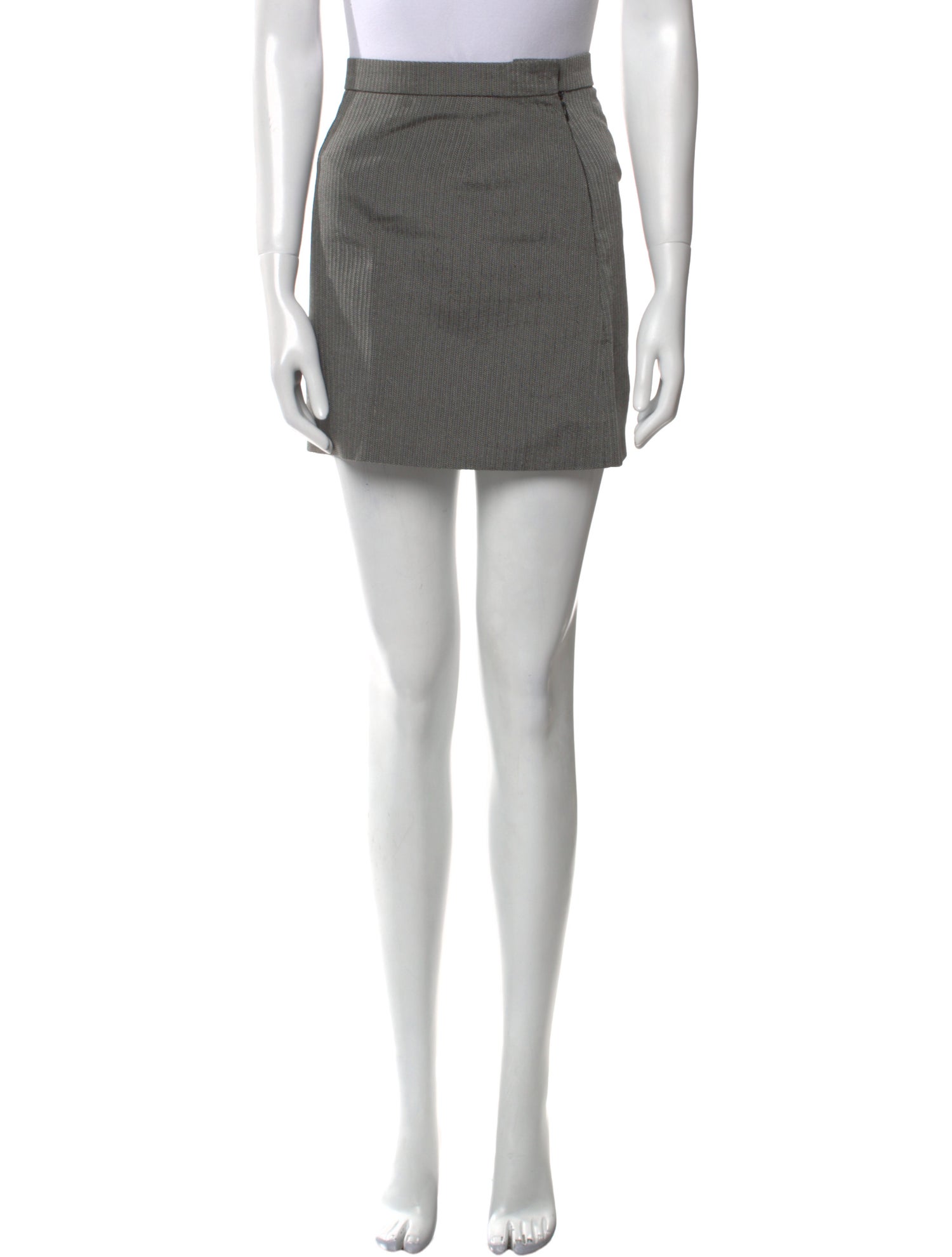 Balenciaga Pleated Accents Mini Skirt