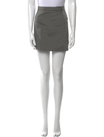 Balenciaga Pleated Accents Mini Skirt