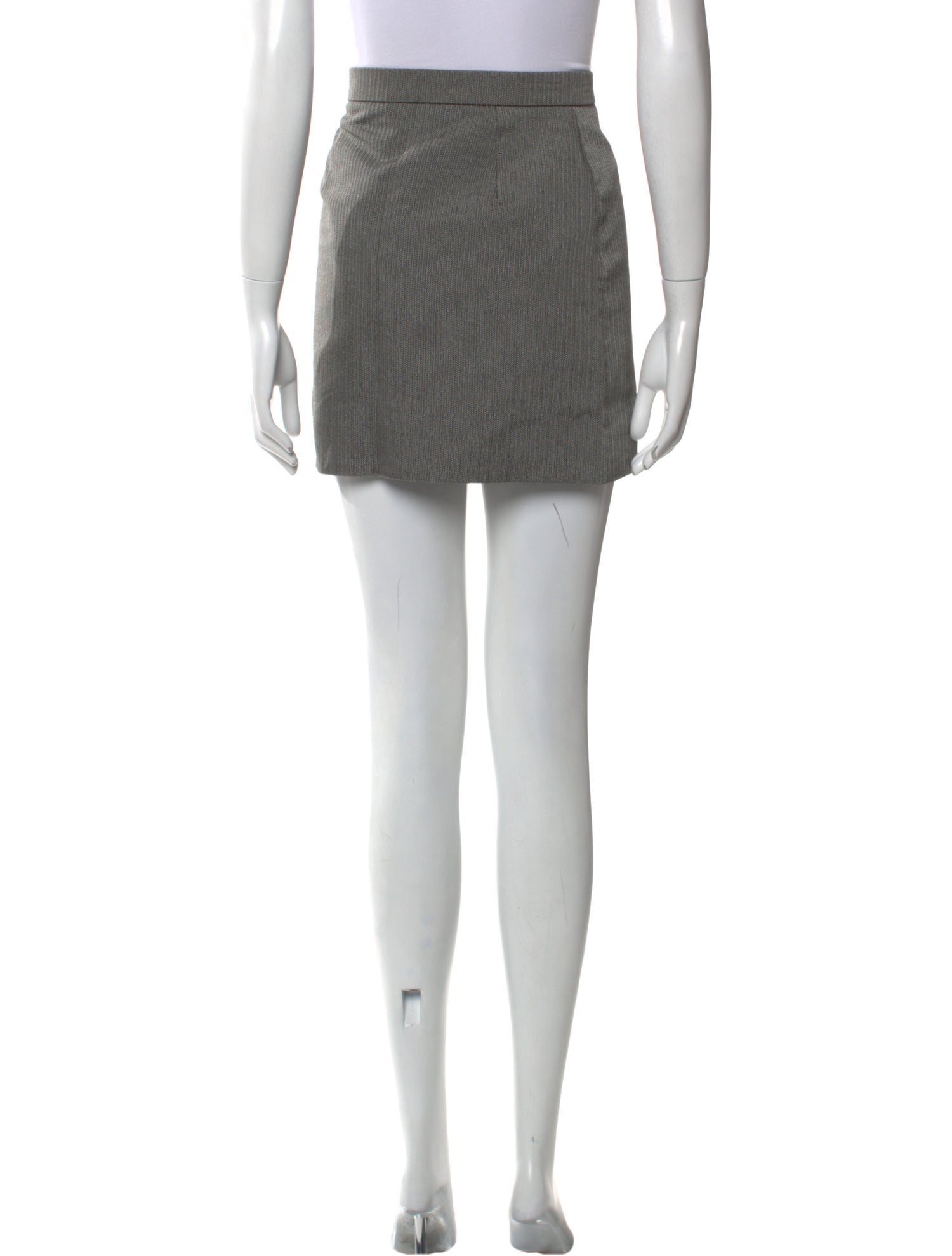 Balenciaga Pleated Accents Mini Skirt